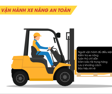 Quy Tắc Hoạt Động Khi Vận Hành Xe Nâng An Toàn